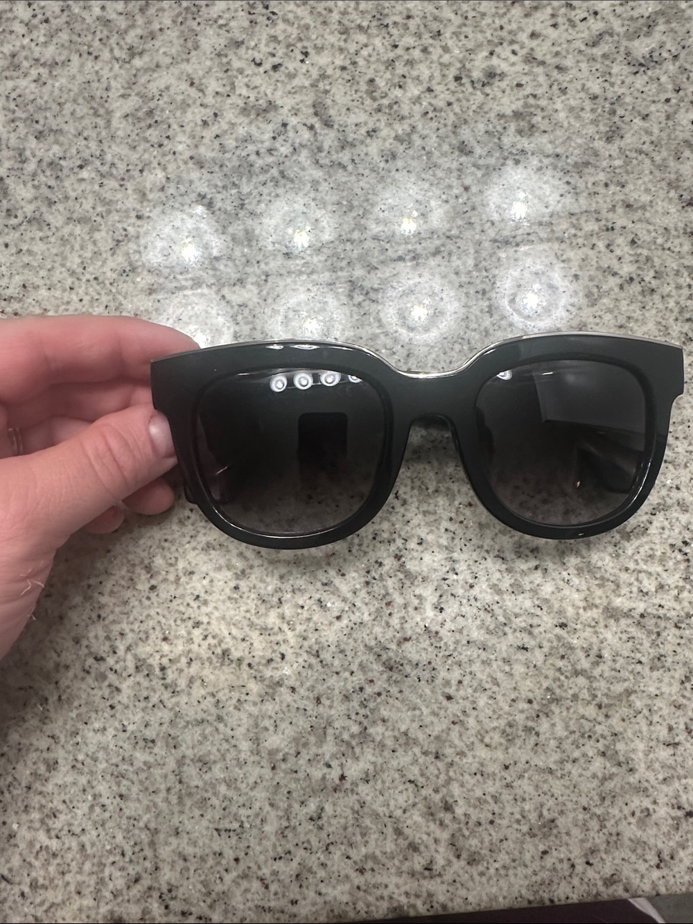 Balenciaga Black Oversized Sunglasses with Branded Case - Picture 9 of 10
